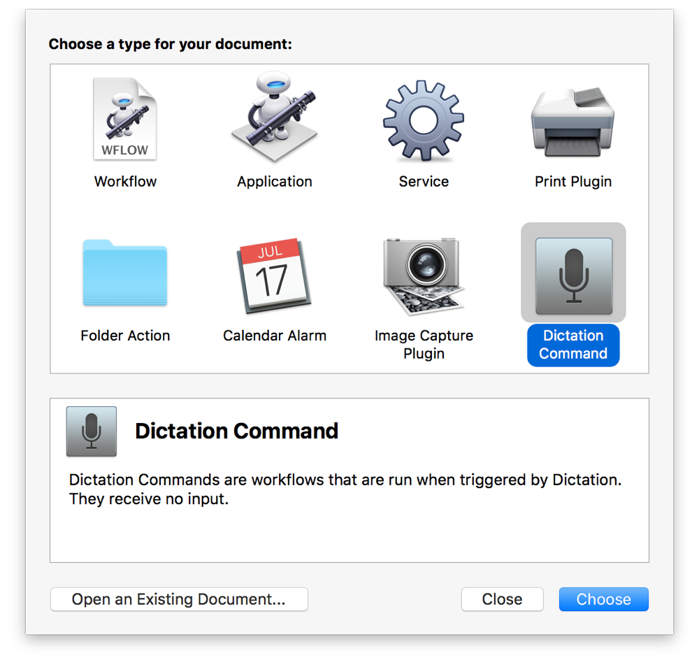 how to run scripts automator mac trigger