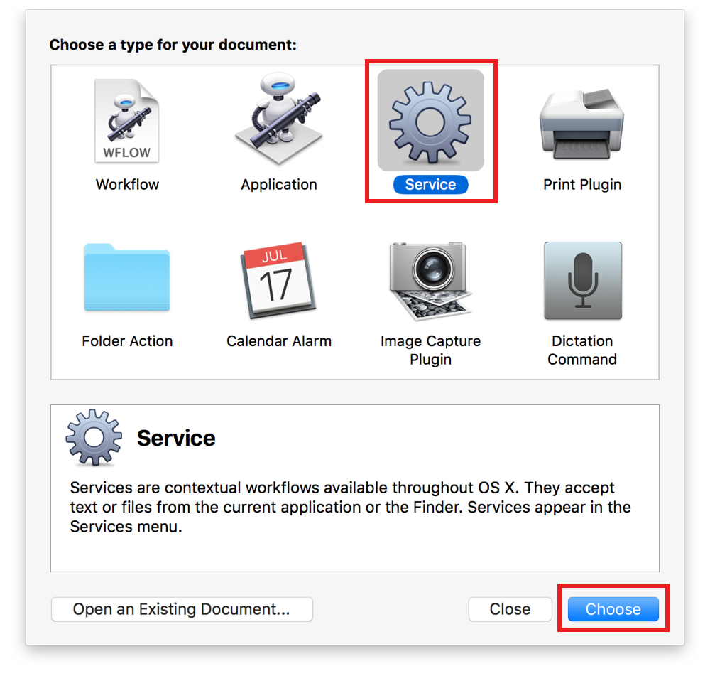 apple automator examples