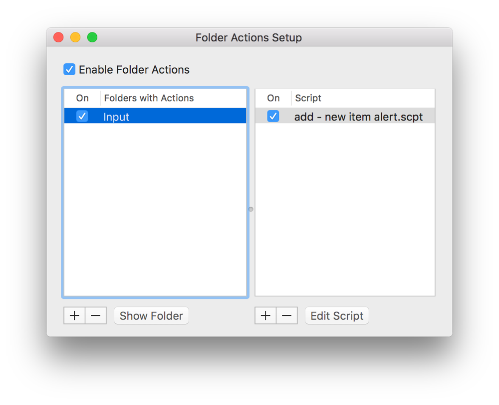 mac os x watch folder for new files