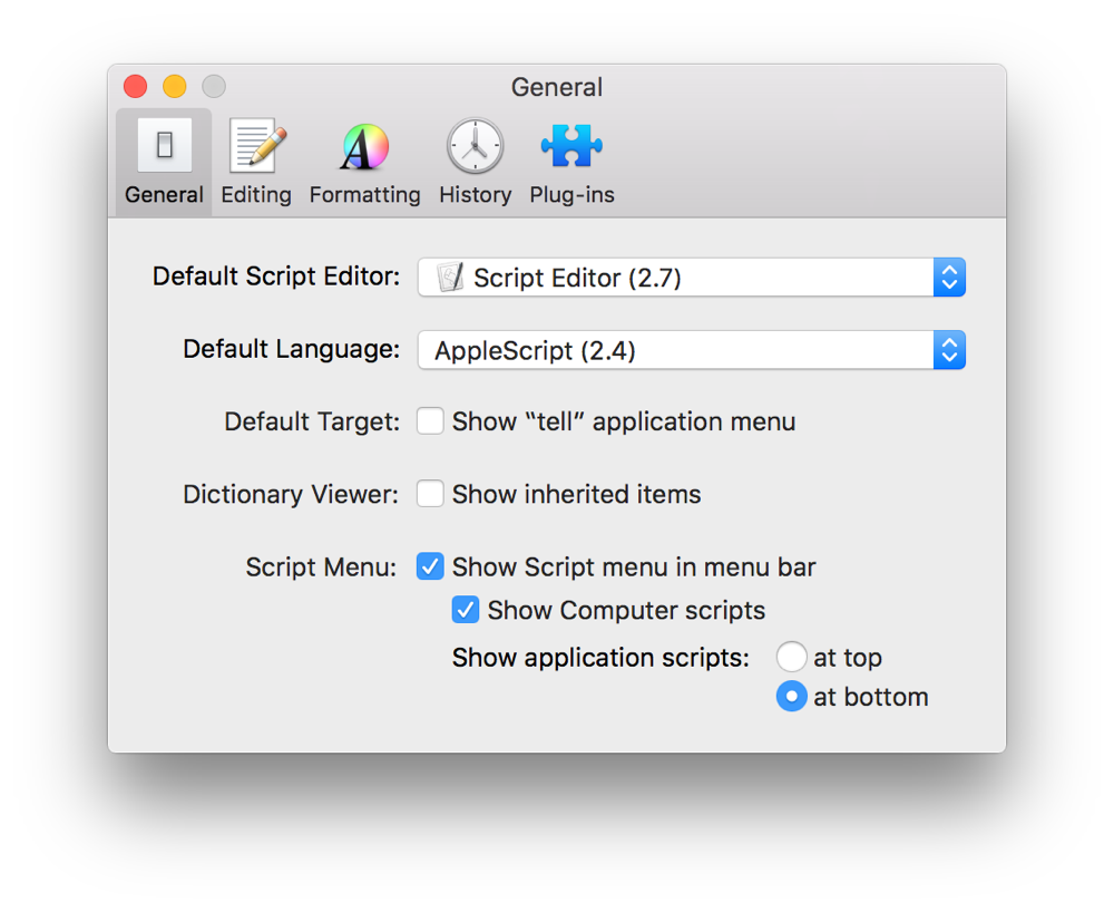 Mac Automation Scripting Guide: Using the Systemwide Script Menu