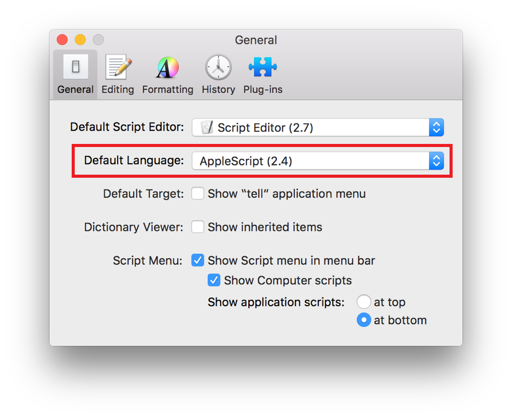 script software mac