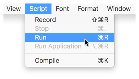 Script Executor For Mac