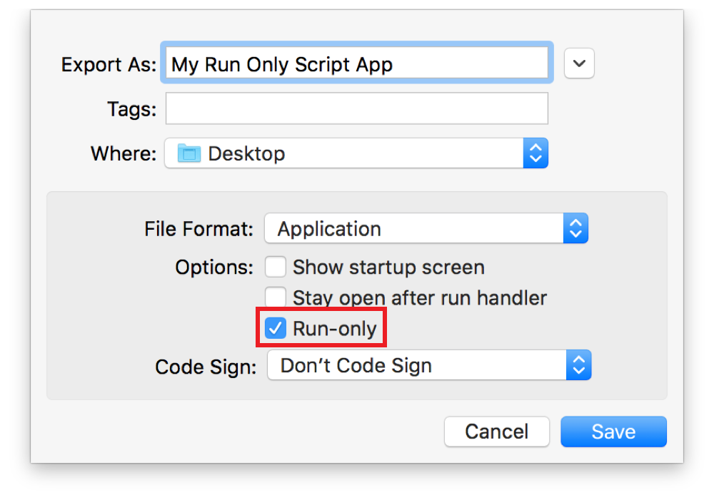 can i call script when i click on right click in mac