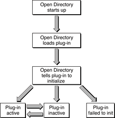 Open Directory startup and plug-in states