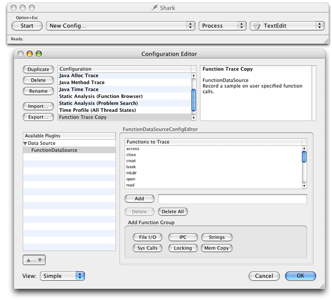 Sampling file I/O with Shark