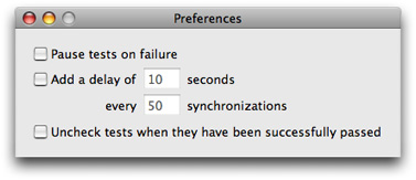 Testing preferences