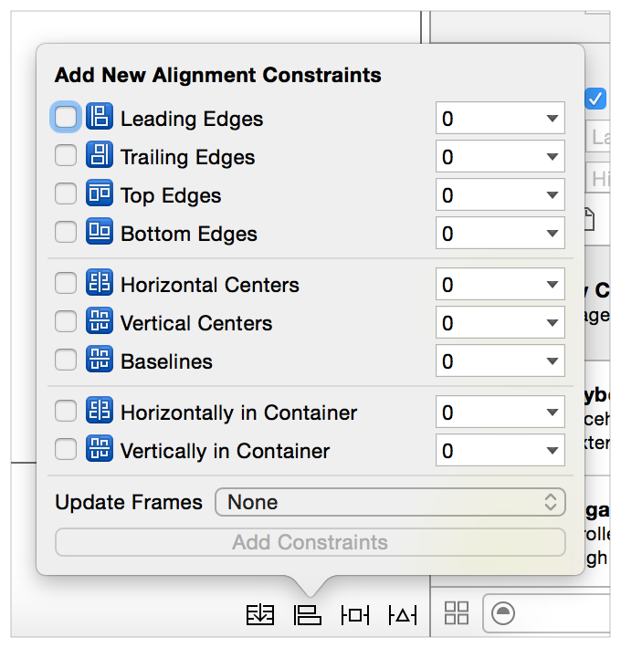 update constraints in status bar ios