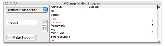 The WOImage Binding Inspector
