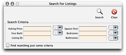 Controller-based query window