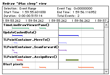 Logging a trace event