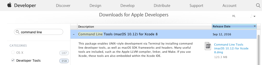 Download Command Line Tools Mac