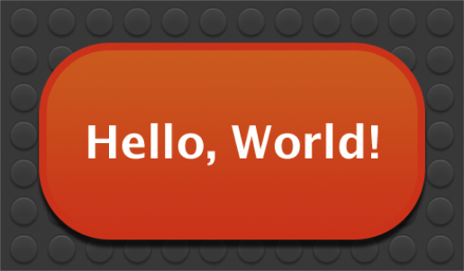 The Hello World widget installed and running in Dashboard