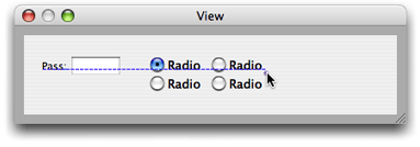 Changing the number of radio buttons in a matrix (radio buttons)