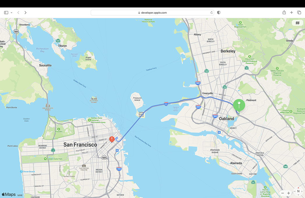 Mappemonde interactive répertoriant tous les fournisseurs d'Apple