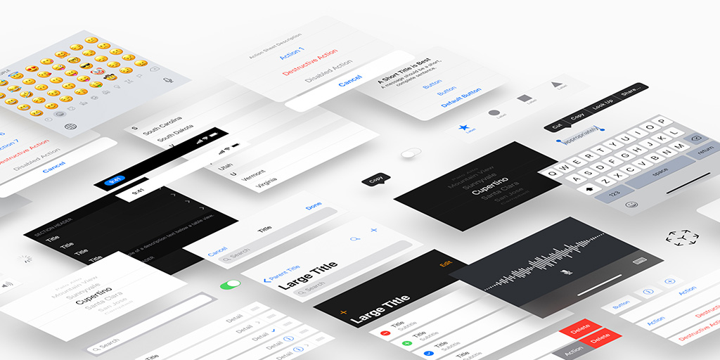 iOS UI Kits and iOS GUI Wireframes for Prototypes free resources for Sketch,  Figma, Adobe XD - Sketch App Sources - Page 1
