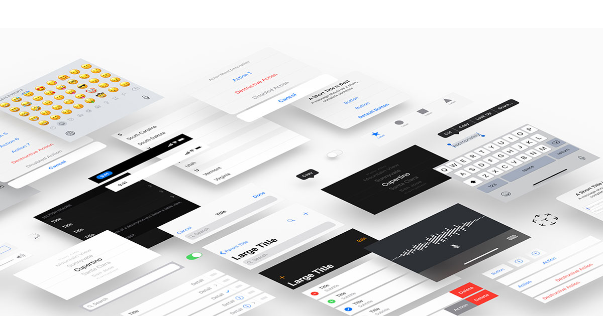 Material Design Sketch Template v2 - Freebie Supply