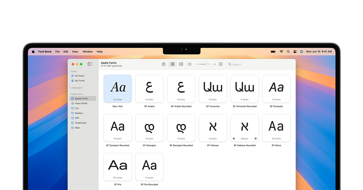 Fonts download for mac