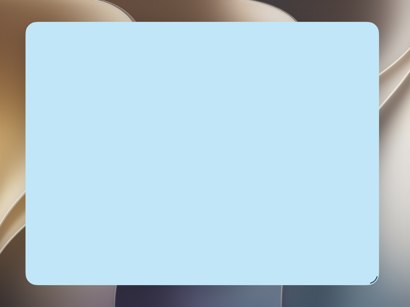 An illustration of an iPad in landscape orientation with an empty app window in the center of the screen. The window is wide and tall, and occupies most of the screen.