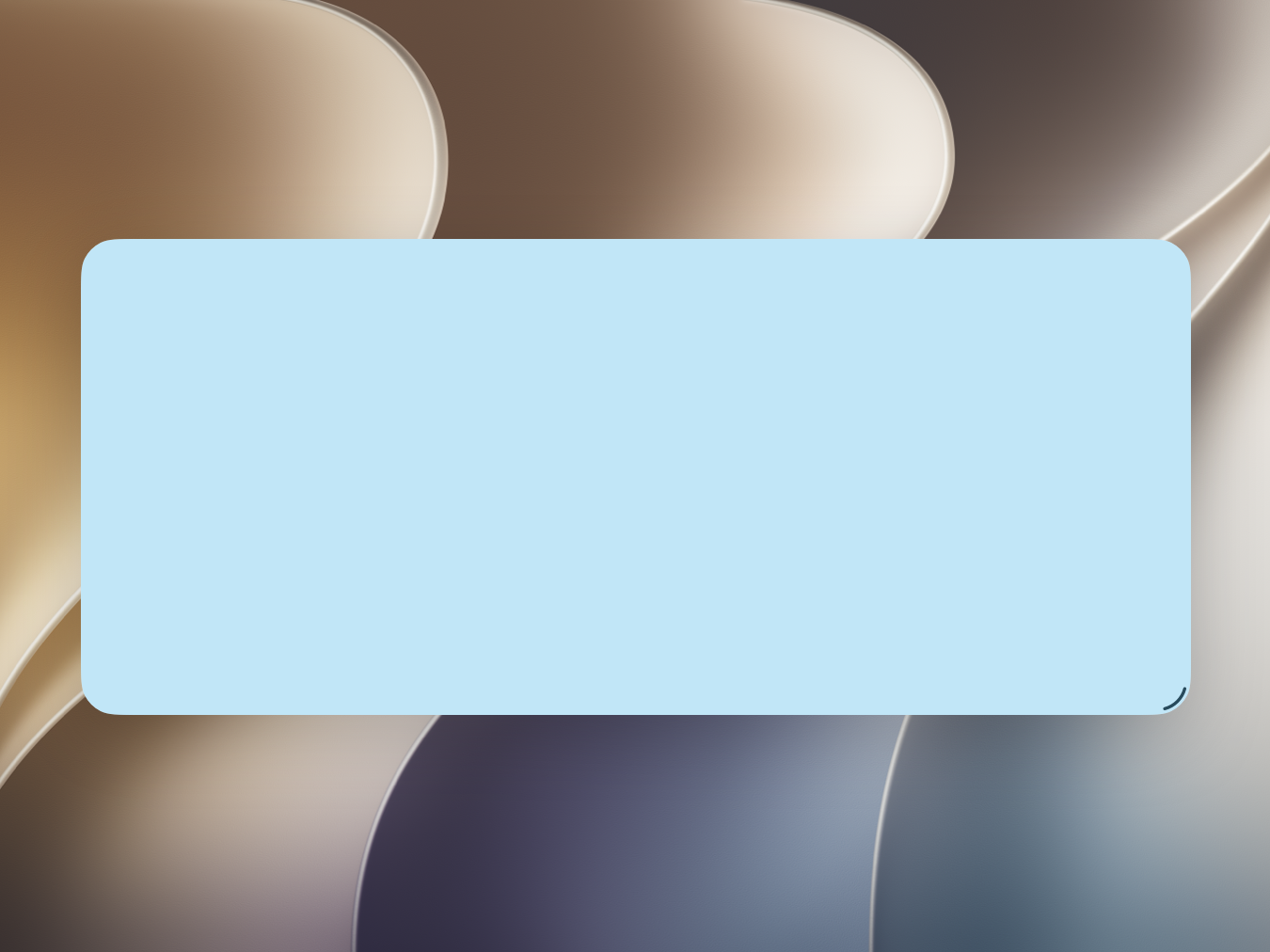 An illustration of an iPad in landscape orientation with an empty app window in the center of the screen. The window is wide and short, and occupies roughly half of the screen.