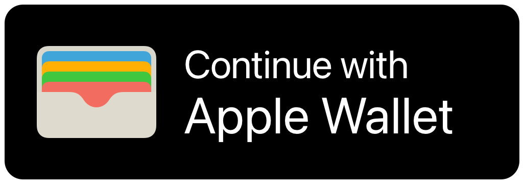 Continue with Apple Wallet
